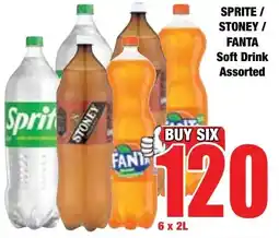 Boxer Superstores SPRITE/ STONEY/ FANTA Soft Drink Assorted offer