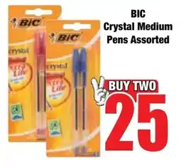 Boxer Superstores BIC Crystal Medium Pens Assorted offer