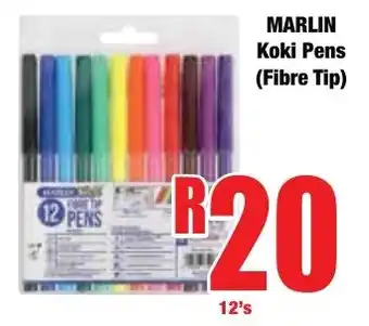 Boxer Superstores MARLIN Koki Pens (Fibre Tip) offer