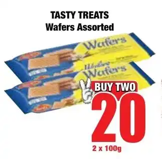 Boxer Superstores TASTY TREATS Wafers Assorted offer