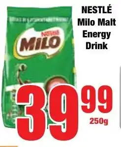 Boxer Superstores NESTLÉ Milo Malt Energy Drink offer