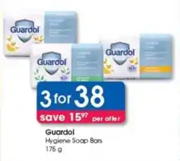 Clicks Guardol Hygiene Soap Bars offer