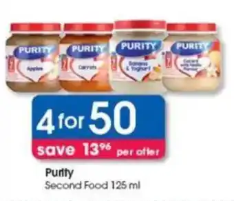 Clicks Purity Second Food offer