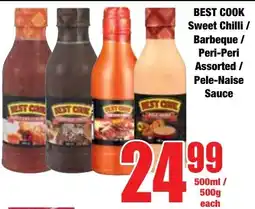 Boxer Superstores BEST COOK Sweet Chilli/ Barbeque/ Peri-Peri Assorted/ Pele-Naise Sauce offer