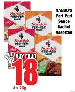 Boxer Superstores NANDO'S Peri-Peri Sauce Sachet Assorted offer