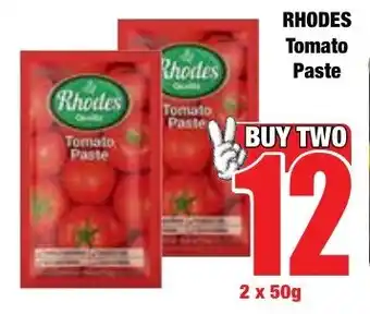 Boxer Superstores RHODES Tomato Paste offer