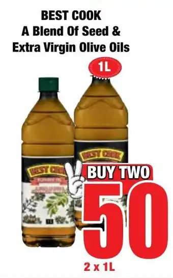 Boxer Superstores BEST COOK A Blend Of Seed & Extra Virgin Olive Oils offer