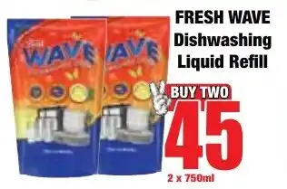 Boxer Superstores FRESH WAVE Dishwashing Liquid Refill offer