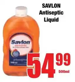 Boxer Superstores SAVLON Antiseptic Liquid offer