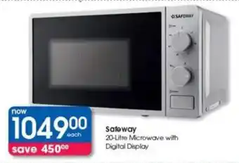 Clicks Safeway Microwave with Digital Display offer