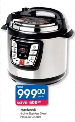 Clicks Kambrook Stainless Steel Pressure Cooker offer