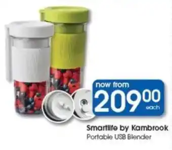 Clicks Smartlife by Kambrook Portable USB Blender offer