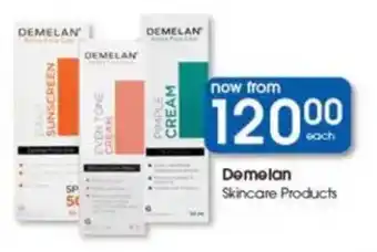 Clicks Demelan Skincare Products offer