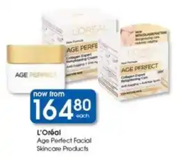 Clicks L'Oréal Age Perfect Facial Skincare Products offer