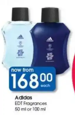Clicks Adidas EDT Fragrances offer