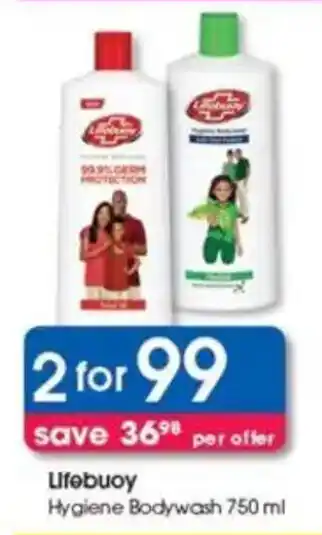 Clicks Lifebuoy Hygiene Bodywash offer