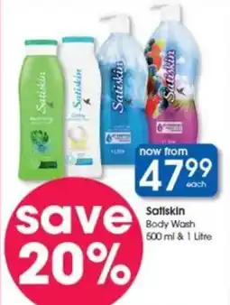 Clicks Satiskin Body Wash offer