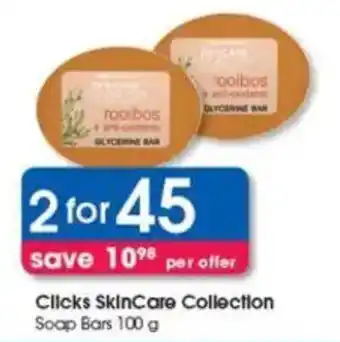 Clicks Clicks SkinCare Collection Soap Bars offer