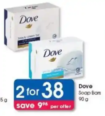 Clicks Dove Soap Bars offer