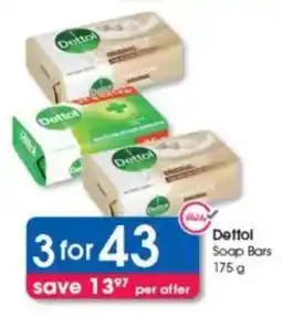 Clicks Dettol Soap Bars offer