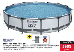 Makro Bestway Steel Pro Max Pool Set offer