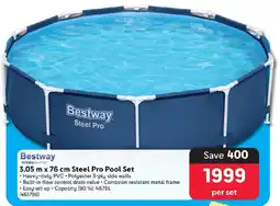 Makro Bestway Steel Pro Pool Set offer