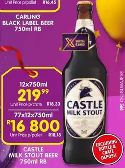 Shoprite Liquor Castle milk stout beer rb offer