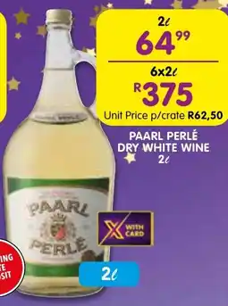 Shoprite Liquor Paarl perlé dry white wine offer