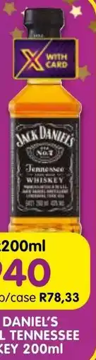 Shoprite Liquor Jack daniel's original tennessee whiskey offer