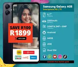 Checkers Samsung Galaxy A05 Smartphone 4G LTE offer