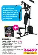 Game Trojan Power Gym 1.0 Plus Free USN Super Grow Beast 4Kg Assorted offer