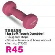 Game Trojan 1Kg Soft Touch Dumbbell offer