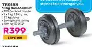 Game Trojan 10Kg Dumbbell Set offer