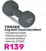 Game Trojan 3Kg Soft Touch Dumbbell offer