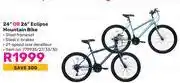 Game Raleigh 24 Or 26 Eclipse Mountain Bike offer