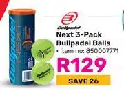 Game Bull Padel Next 3 Pack Balls offer