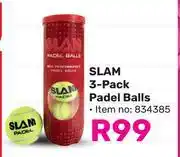 Game Slam 3 Pack Padel Balls offer