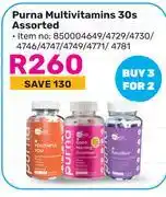 Game Purna Multivitamins 30s Assorted offer