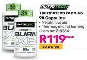 Game Nutritech Thermotech Burn XS 90 Capsules-Each offer