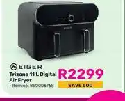 Game Eiger Trizone 11Ltr Digital Air Fryer offer