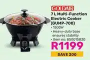 Game Goldair 7Ltr Multi-Function Electric Cooker Gump-700 offer