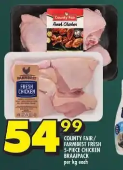 Shoprite County fair/ farmbest fresh chicken braaipack offer