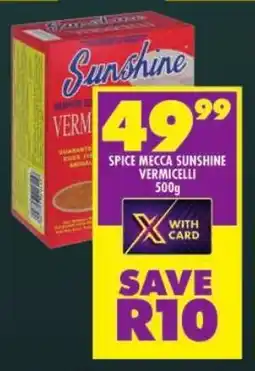 Shoprite Spice mecca sunshine vermicelli offer