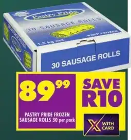 Shoprite Pastry pride frozen sausage rolls offer