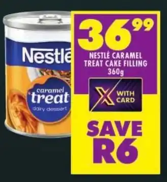 Shoprite Nestle caramel treat cake filling offer