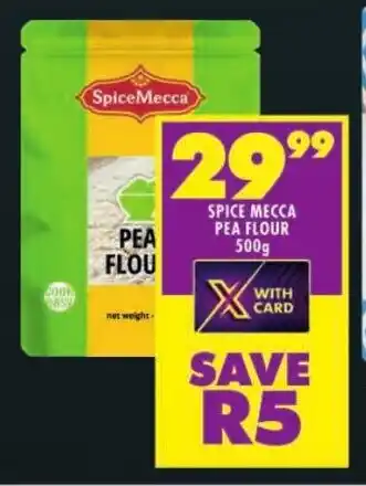 Shoprite Spice mecca pea flour offer