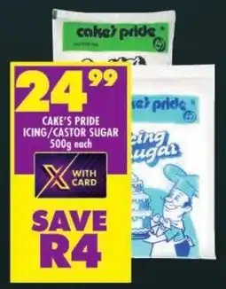 Shoprite Cake's pride icing/castor sugar offer