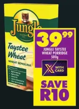 Shoprite Jungle taystee wheat porridge offer