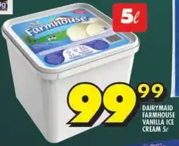 Shoprite Dairymaid farmhouse vanilla ice cream offer