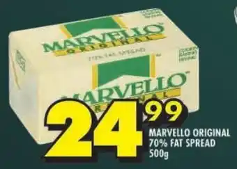 Shoprite Marvello original 70% fat spread offer